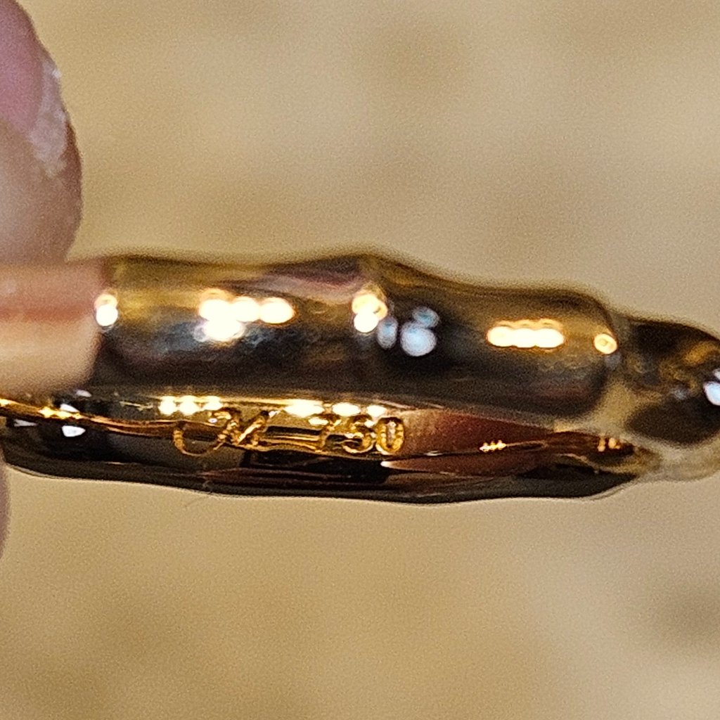 Monica Rich Kosann Happiness Sun Poesy Stackable 18k Yellow Gold Ring 3 — image 8 of 8